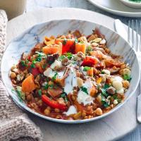 Moroccan vegetable stew image