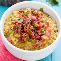 Loaded Bacon Split Pea Soup_image