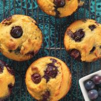 Gluten-Free Blueberry Muffins made with Coconut Flour_image