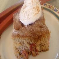 Wendy's Rhubarb Stir Cake image
