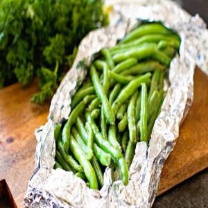 Grilled Green Beans Foil Packets - Gimme Some Grilling ®_image