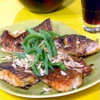 Grilled Spanish-Style Snapper with Tomato and Green Olive Salsa_image