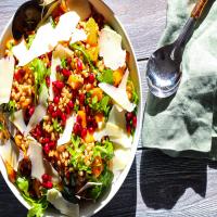 Farro Salad With Butternut Squash and Pomegranate_image