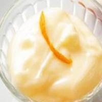 Orange sour cream dip image