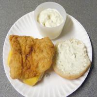 Fried Cod for Fish and Chips With Tartar Sauce image