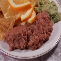 Tortillas With Refried Beans and Bacon_image