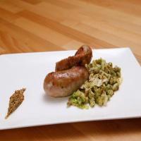 Pork Sausage with Herb Spaetzle_image