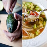 Chicken Soup With Lime and Avocado_image