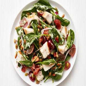 Spinach-Bacon Salad with Chicken_image