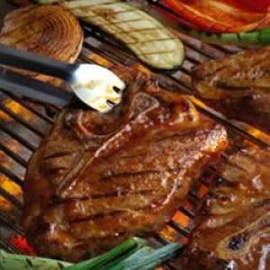 Barbecued Pork Steaks_image