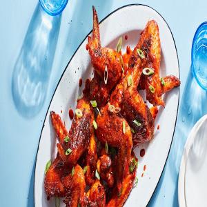 3-Ingredient Korean Grilled Chicken Wings with Scallion_image