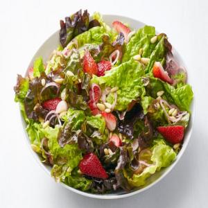 Salad with Pickled Strawberries image