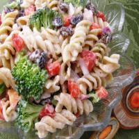 Broccoli, Raisin, Pasta Salad_image
