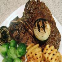 Cowboy Steaks With Onions image