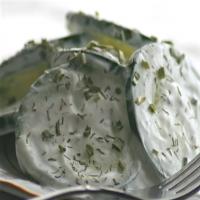 Cucumber in Sour Cream Salad image