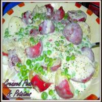 Creamed Peas & Potatoes w/Pearl Onions image