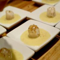 Seared Scallops With Grapefruit Beurre Blanc_image