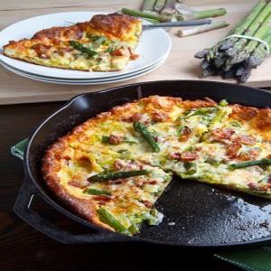 Asparagus and Double Smoked Bacon Popover Recipe_image