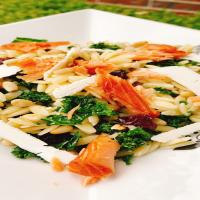 Salmon and Kale Orzo Salad image