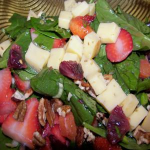 Spicy Strawberry Spinach Salad image