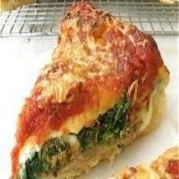 Chicago Style Deep Dish Stuffed Pizza Crust image
