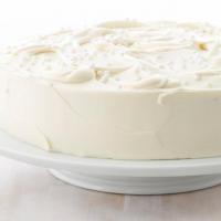 Almond Layer Cake With White Chocolate Frosting_image