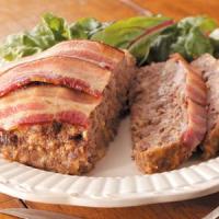 Bacon-Topped Venison Meat Loaf image