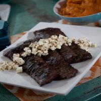 Marinated Skirt Steak with Quick-Pickled Feta image