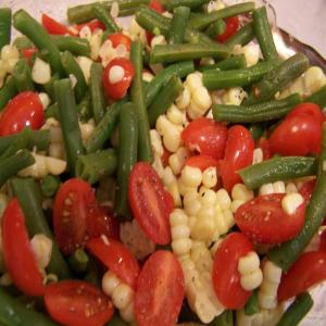 Jeanne's Green Beans, Corn and Cherry Tomato Salad_image
