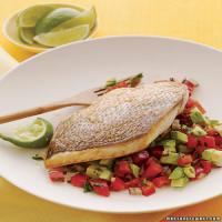 Snapper With Bell Pepper Salsa image