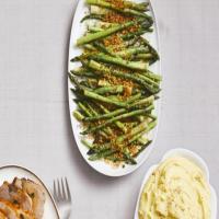 Asparagus with Meyer Lemon Breadcrumbs image