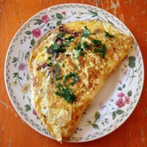 Wild Mushrooms, Shallot and Gruyère Omelets image