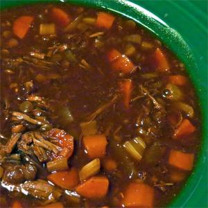 Beef and Wine Soup with Dumplings_image