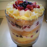 Fruity Angel Food Cake Trifle image