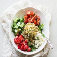 Vegetarian Arugula Chickpea Power Salad image