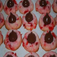 Cherry Cordial Kiss Cookies image