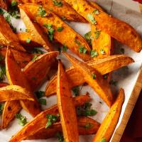Curried Sweet Potato Wedges image