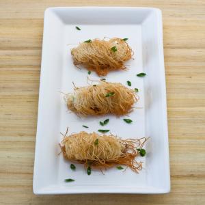 Baked Kataifi-Wrapped Goat Cheese_image