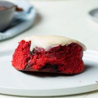 Dutch Oven Red Velvet Rolls Recipe by Tasty image