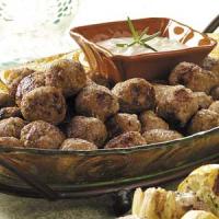 Rosemary Veal Meatballs image