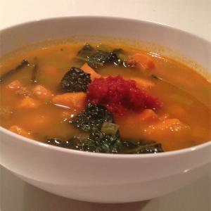 Paleo Chorizo Sweet Potato and Kale Stew_image