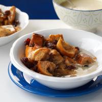 Bagel Bread Pudding with Bourbon Sauce image