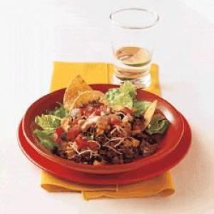 Taco Salad with Roasted Corn and Pico de Gallo_image