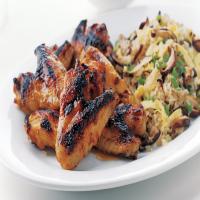 Broiled Chicken Wings with Spicy Apricot Sauce image