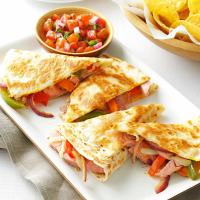 Pork Quesadillas with Fresh Salsa image