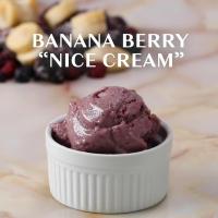 Banana Berry Nice Cream Recipe by Tasty image