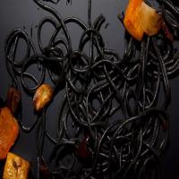 Black and Orange Halloween Pasta image