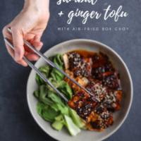 Sambal + Ginger Tofu with Air-Fried Bok Choy_image