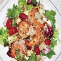 Seared Shrimp, Scallop and Grape Tomato Couscous Salad Recipe - (4.5/5) image