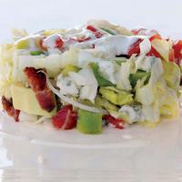 Patricia Wells's Cobb Salad: Iceberg, Tomato, Avocado, Bacon, and Blue Cheese_image